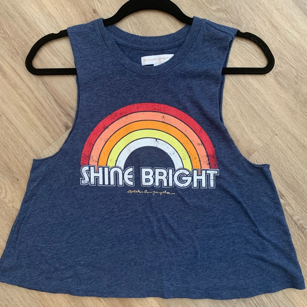 Small Shine Bright 🌈 Spiritual Gangster Crop Tank